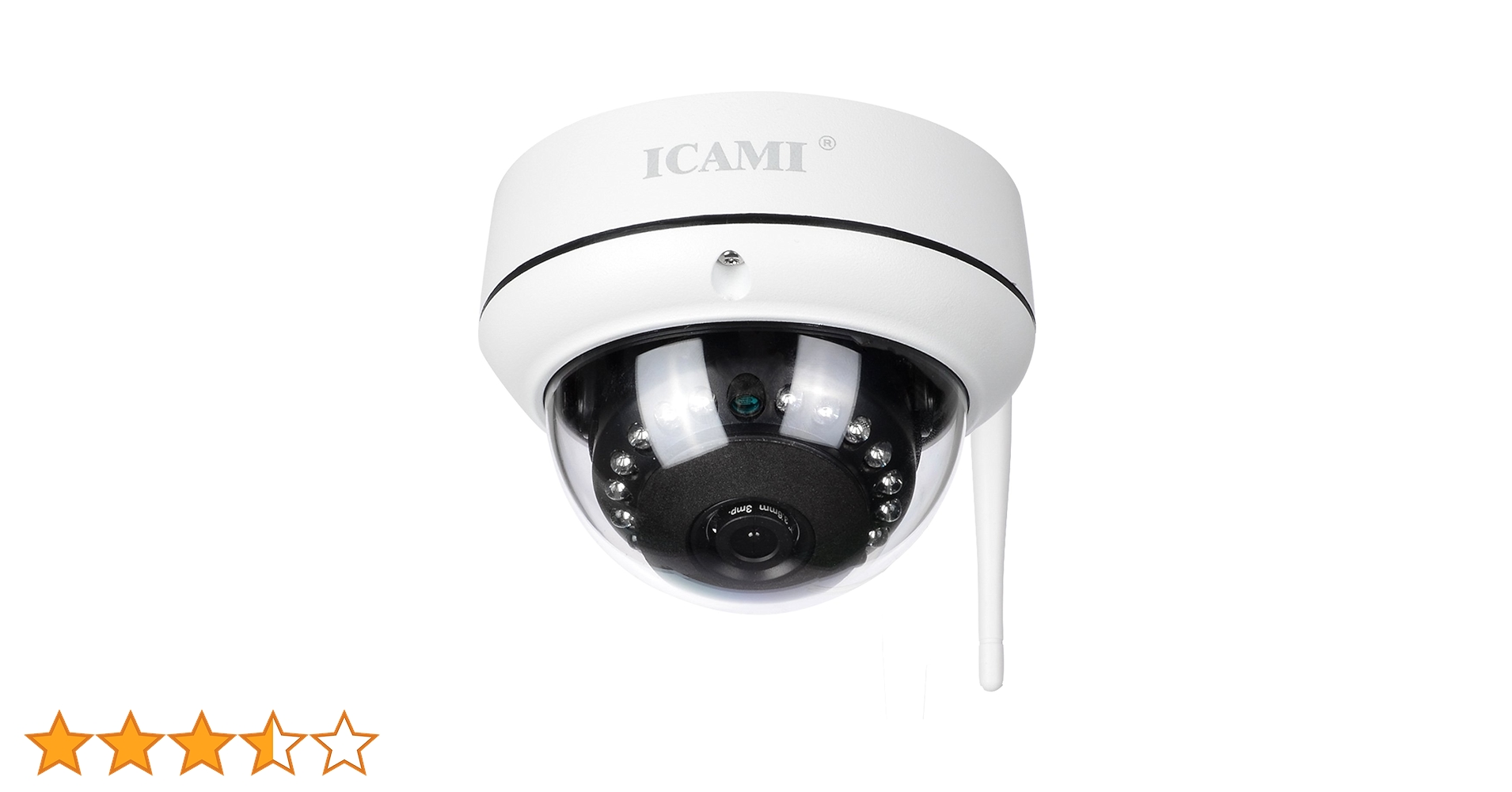 Amazon.co.jp: ICAMI 防犯カメラ HD 1080P ワイヤレス IP 監視カメラ